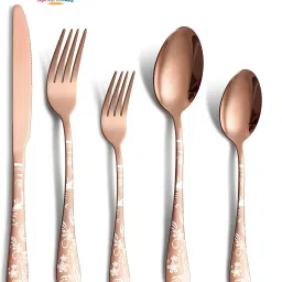 NBD_SPOON_D_ROSEGOLD_SETOF_20 Stainless Steel Cutlery Set-image-37