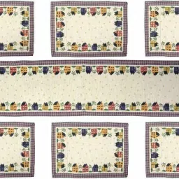 shoppingzone Rectangular Pack of 7 Table Placemat image 2