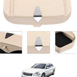 Beige Sunglass Protective Holder For Car Dashboard Universal 263 White Car Sunglass Clip Holder-image-106