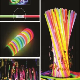 CHOCOZONE Pack Of 466 Multi-Colored Light-Up Glow Sticks Festive Decor image 4