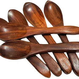 Masala Spoon Ice-Cream Sugar Salt Spoons Small Spoons Disposable Wooden Ice-cream Spoon, Sugar Spoon, Tea Spoon, Table Spoon, Soup Spoon, Cream Spoon Set-image-51
