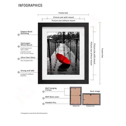 RANDOM Set of 9 Individual photo frames image 4