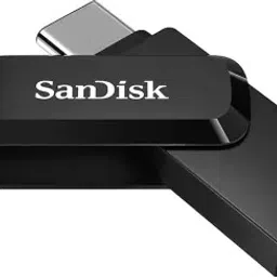 SanDisk Dual Drive Go 128 GB OTG Drive Compatible with Laptop, Mobile, Tablet, Television, Desktop Computer USB 2.0 Plastic Case-0