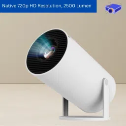 Clairbell Mini HD Projector for Home 4KSupport With Built-in App Netflix/Prime/YouTubeZ139 (4500 lm / 1 Speaker / Wireless / Remote Controller) Portable Projector-picture-7