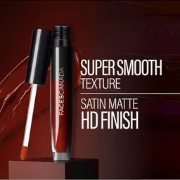 FACES CANADA Comfy Silk Lightweight & Transfer-Proof Satin Matte HD Lip Color -Zealous Red 10 - 3 ml image 4