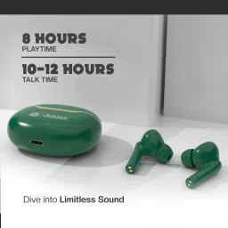 aroma NB140 Ranger 50 Hours* Playtime |Perfect for Music | Dual Pairing Mode Bluetooth Headset image 4