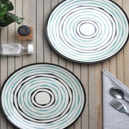 Mugdha Off White (Set of 6) Ceramic Dinner Plate by VarEesha-picture-18