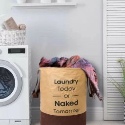 45 L Beige Laundry Bag-image-1