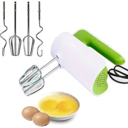 500 W White, Green Electric Whisk, Hand Blender-image-93