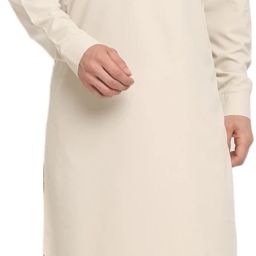 Men Cotton Blend Kurta Pyjama Set-image-42