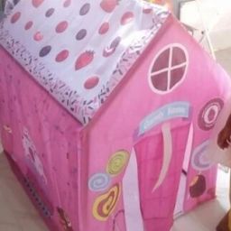 Candy House Tent with Big Cake Design | Birthday Pop-Up Tent for Toddlers-image-6