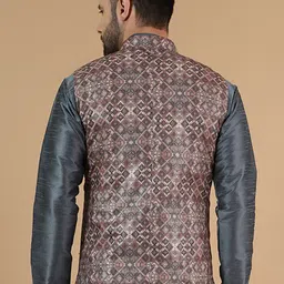 Wintage Printed Nehru Jacket image 4