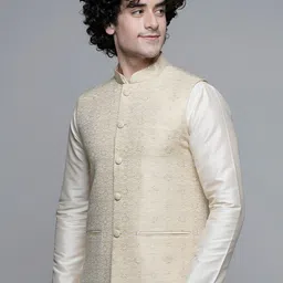 MAAHI FABS Woven Design Nehru Jackets image 5