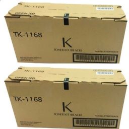FINEJET TK-1168 BLACK COMPATIBLE TONER CARTRIDGE FOR KYOCERA P2235, P2235DN, P2235DW, P2040, P2040DN, P2040DW, M2135DN, M2635DN, M2735, M2735DW, M2735DN(pack of 2) Black - Twin Pack Ink Cartridge-image-65