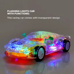 nhr Gear Simulation Remote Control Rechargeable Car, Sound & 3D Light Toys image 2