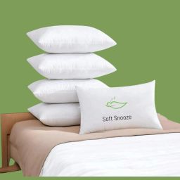 Microfibre Solid Sleeping Pillow Pack of 5-image-16