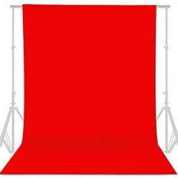 SIAMART 8FTX10.5 FT Red Backdrop Background for Photography Photo Booth Backdrop for Photoshoot Background Screen Video Recording Parties Curtain Reflector-image-54