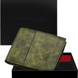 Men Casual, Evening/Party, Formal Green Artificial Leather Wallet-image-55