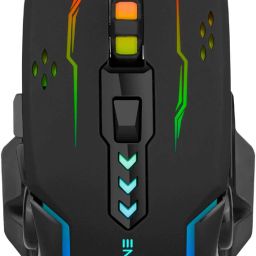 ENTWINO Mouse, Laptop Mouse, Computer Mouse, Wired USB Mouse, 6 buttons Optical Mouse With RGB Lights Wired Ambidextrous Optical Mouse-4