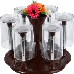 spoon stand for Dining Table, for kitchen Steel, Plastic Glass Holder-image-83