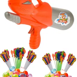 High Pressure Pichkari For Holi & Pool Party(1 Pichkari+6 Magic Balloon) Water Gun-image-34