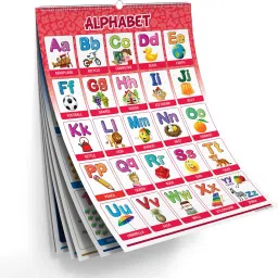 Aryans Eduworld, Early Learning Educational Charts, Look And Learn Senior Calendar Wall Chart for Kids, 20 Subjects Alphabet, Animals, Fruits, Shapes, Solar System, Currency, Good Habits. Size 14 X 19 (Front & Back 10 pages). Paper Print-image-75