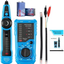 coolcold Network Cable Tester, Cable Tracer with Probe Tone, RJ11 RJ45 Line Finder, Network Interface Card-25