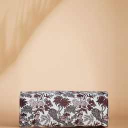 FARGO Floral Printed Structured Canvas Tote Bag image 4