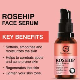 Nuerma Science Rosehip Face Serum with Vitamin C For Brighter & Illuminating Skin - 30ml image 2