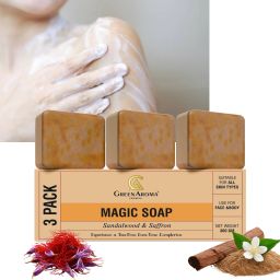 Saffron Ghar FaceSkin Brightening Soap For Men & Women-image-97