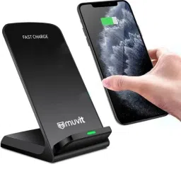 Muvit Super Fast Wireless Charging Stand For Samsung GalaxyS20/S20+/Note10/S20 Ultra Charging Pad-image-7