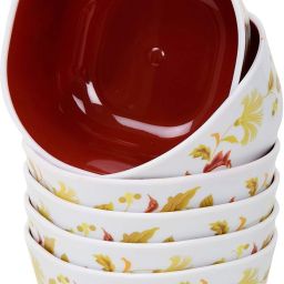 Plastic Serving Bowl melamine bowl, brown-image-49
