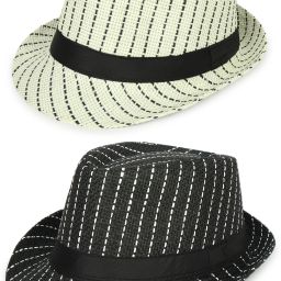 ZACHARIAS Paper Jute Fedora Hat Cap-image-58