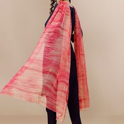 KALINI Floral Embroidered Sequined Kurta with Trousers & Dupatta image 4
