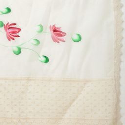 Meena Bazaar Floral Printed Regular Kurta with Trousers & With Dupatta image 4