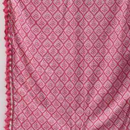 Divena Floral Printed Sequinned Pure Cotton Kurta with Sharara & With Dupatta image 4