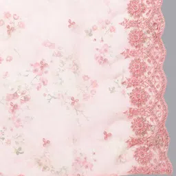 KALINI Floral Embroidered Regular Sequinned Kurta with Trousers & With Dupatta image 5