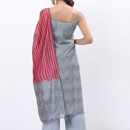 KETCH Ethnic Motifs Printed Kurta With Palazzos & Dupatta image 4