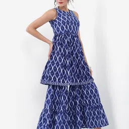 KETCH Printed Regular Kurta & Sharara & With Dupatta image 4