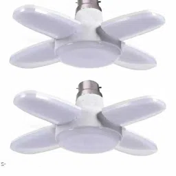 25W Mini Fan Blade Bulb & High Bright with 5 -LED Panels (Pack of 2) Ceiling Light Ceiling Lamp-18