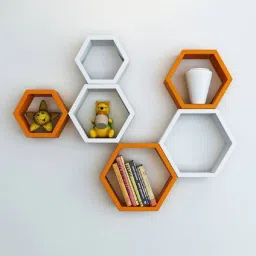 Engineered Wood Open Book Shelf-image-92
