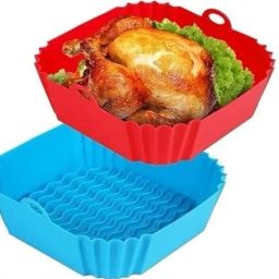 Square Airfryer Tray Red & Blue Perfect for your Airfryer Tray-26