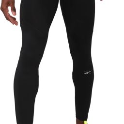 Solid Men Black Tights-image-3