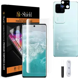 MS-Shield Edge To Edge Tempered Glass for Vivo V30 Pro 5G, With Camera Lens Protector-39