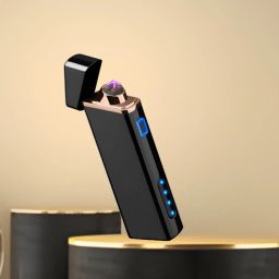 Cigarette Lighter Usb Rechargeable Lighter, Windproof Slim Coil Arc Lighter W5 Pocket Lighter-image-83