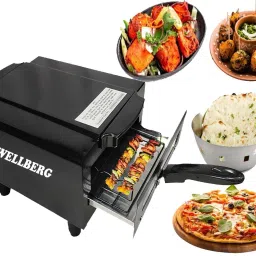 Heavy-Duty Pizza Oven for Healthy Oil-Free Cooking, Baking, and Grilling at Home Electric Tandoor-image-94