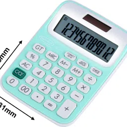 bambalio 12 DigitsBL-275 Green Large LC Display 3 Years Warranty BasicCalculator image 3