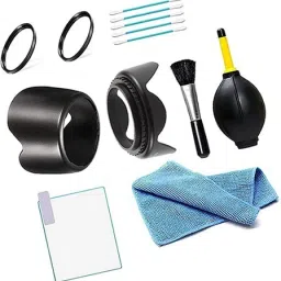 FND DSLR Combo Accessories Kit for Canon 650D EF-S 18-55 is II & 55-250 is IILens Hood-image-56