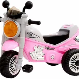 KIDS ROYAL BULLET, BIG SIZE CROM WHEEL,HEAD LIGHT,STORAGE,MADE IN INDIA (Red)-11