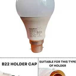 halonix 12 W Basic Round B22 LED Bulb image 3